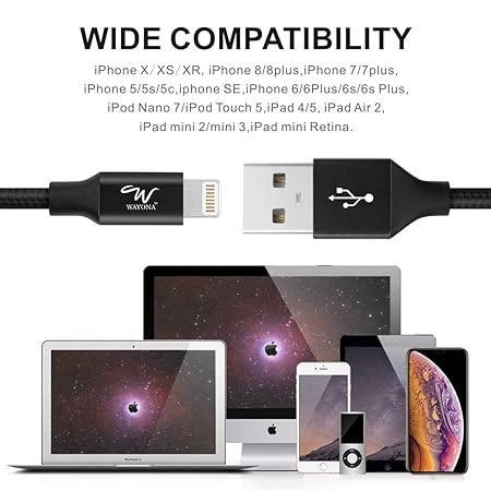 3A Earldom Fast Charging Lightning Data Cable 3A Earldom Fast Charging Lightning Data Cable